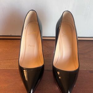 Christian Louboutin Black Patent Leather Heels